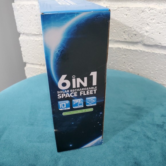 STEM 6 in 1 Solar Rechargeable Space Fleet Robots Learning Kit DIY Science NEW - Picture 5 of 8